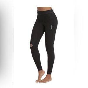 Spanx Distressed Ankle Skinny Denim Jean Legging size L/G